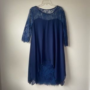 Beautiful Navy Blue Formal Dress